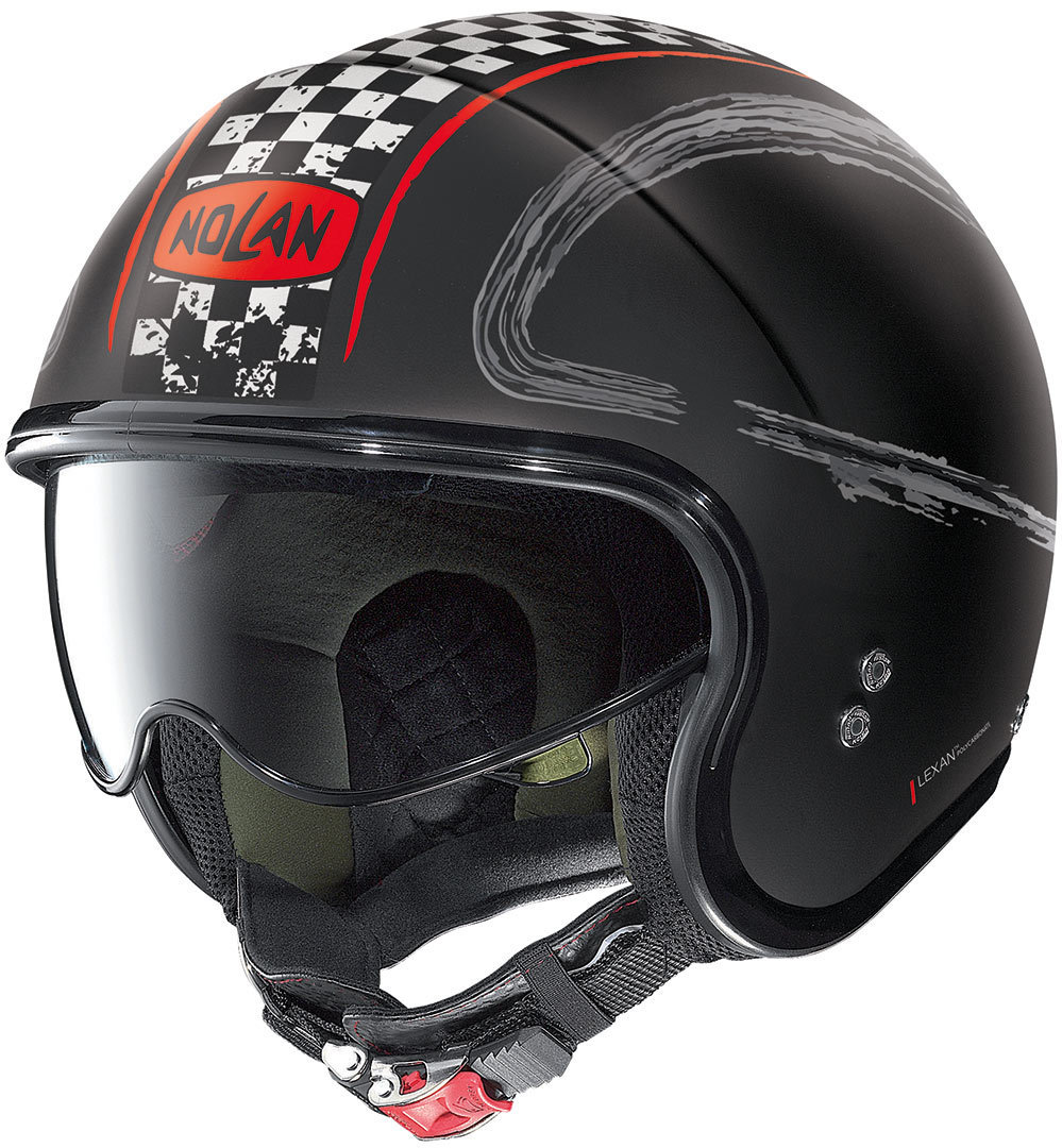 Nolan N21 Getaway Casque Jet Noir Rouge S