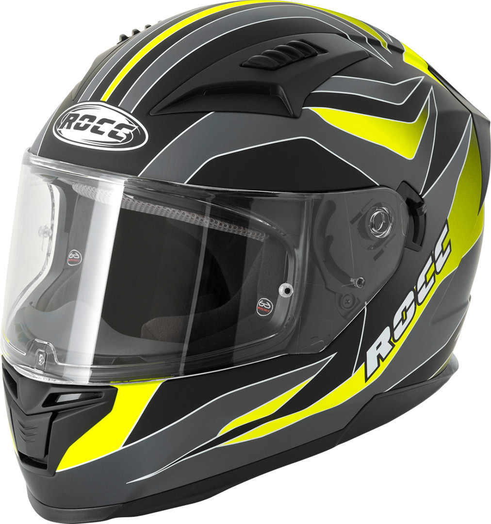 Image of Rocc 333 Dekor Casque Gris Jaune L