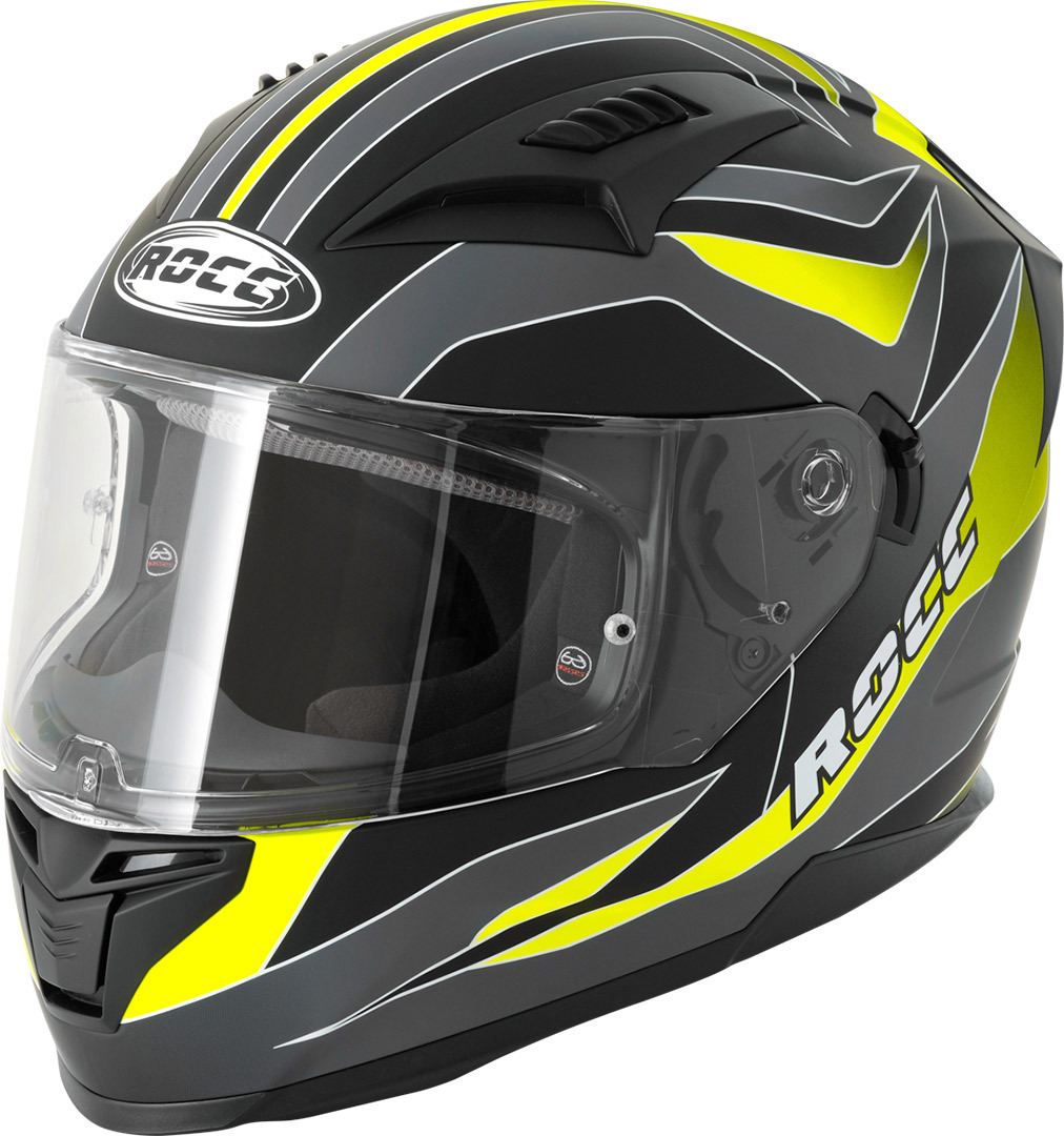 Rocc 333 Dekor Casque Gris Jaune XS