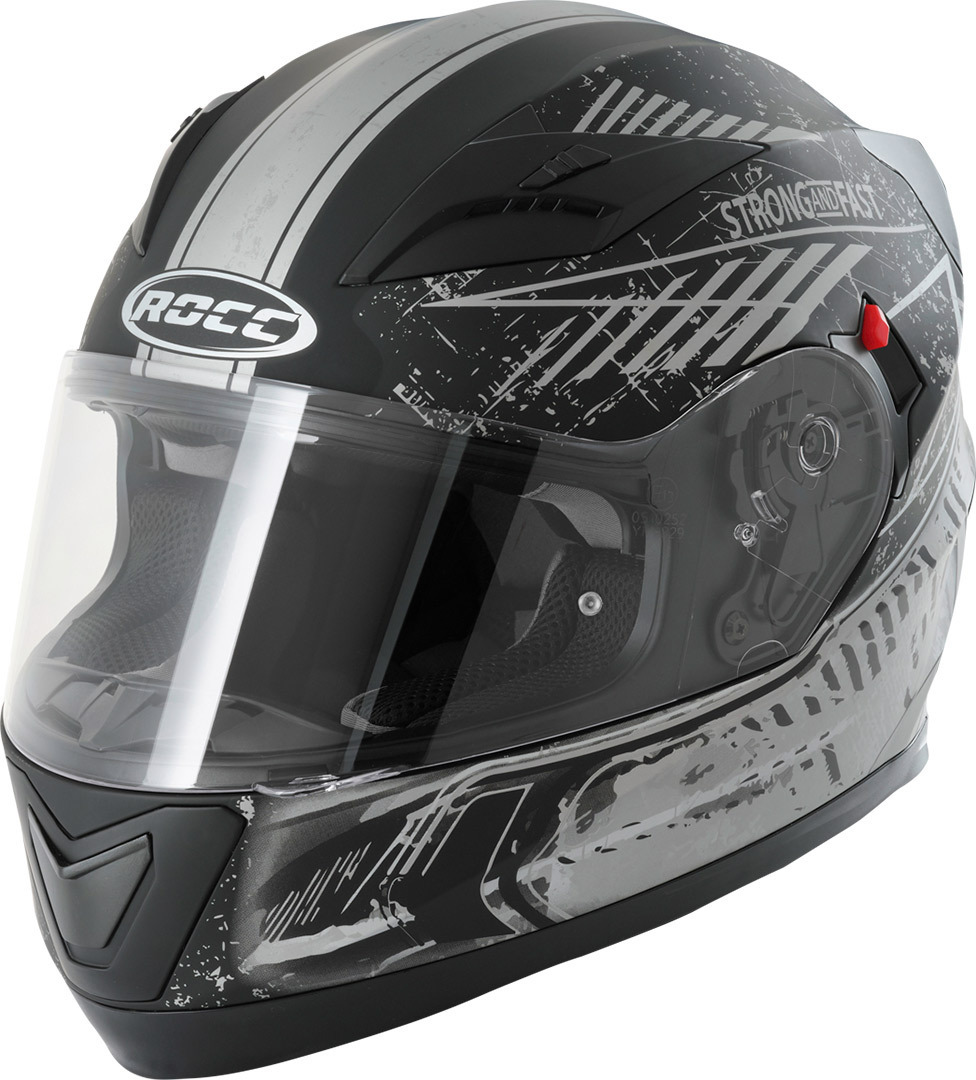 Image of Rocc 415 Dekor Casque Noir Argent L