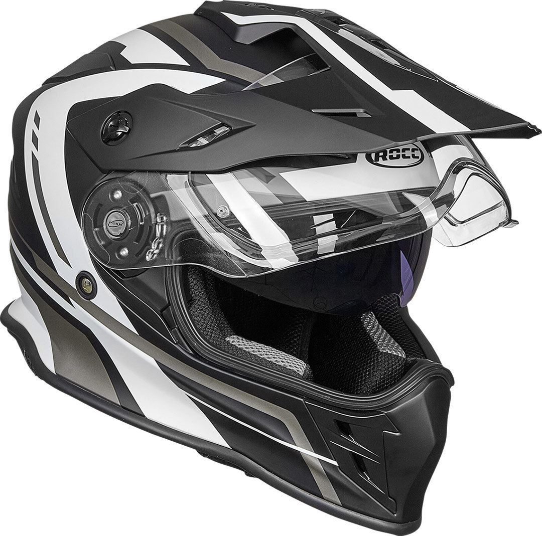 Rocc 782 Dekor Casque Motocross Noir Blanc XS