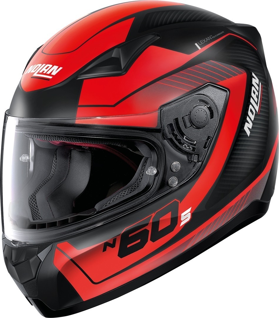 Nolan N60-5 Veles Casque Noir Rouge M
