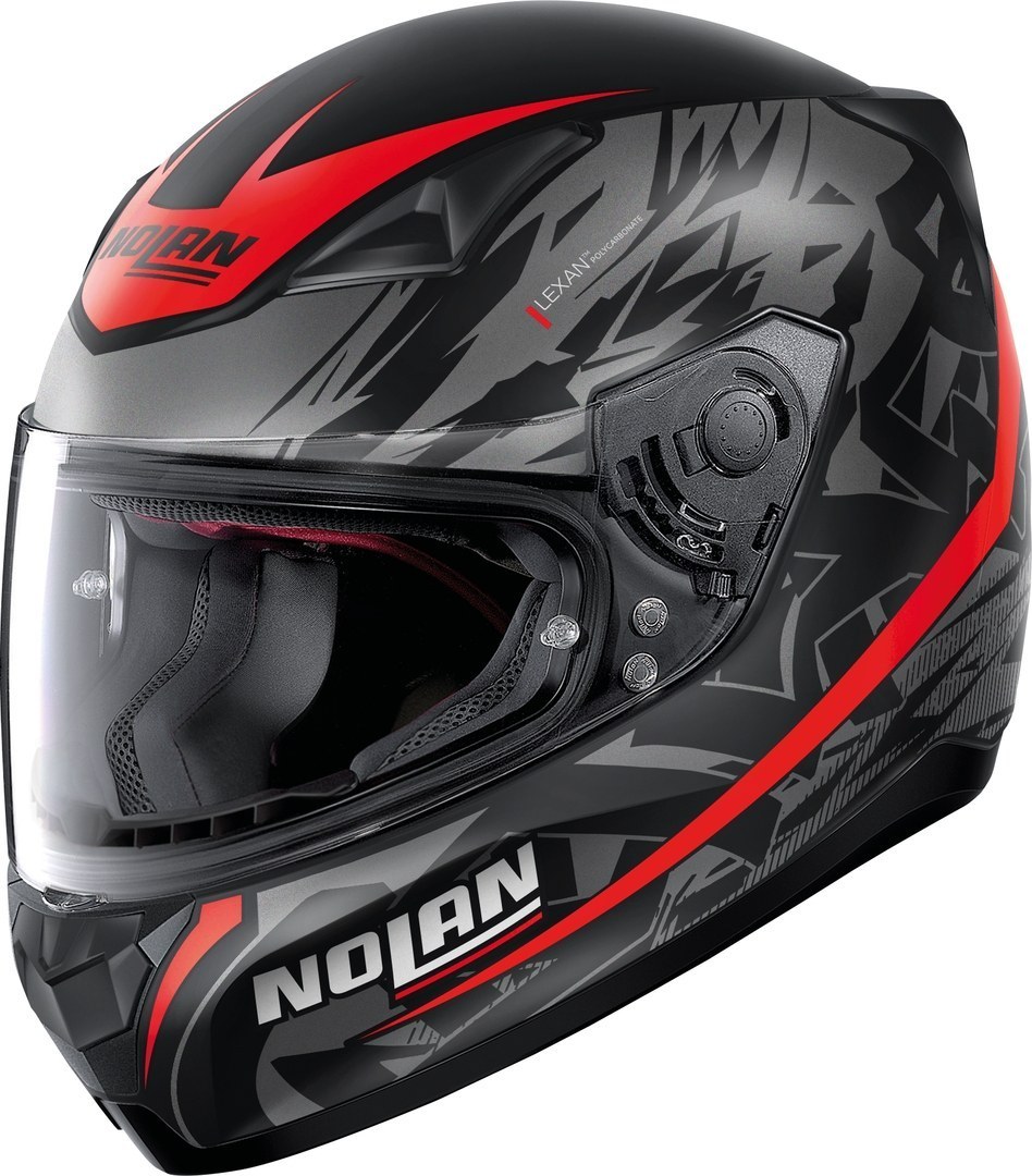 Nolan N60-5 Metropolis Casque Noir Rouge S