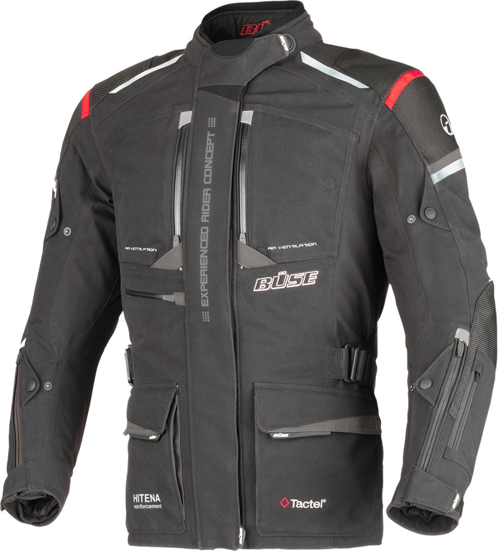 Büse Nova Veste textile de moto de dames Noir Rouge 36