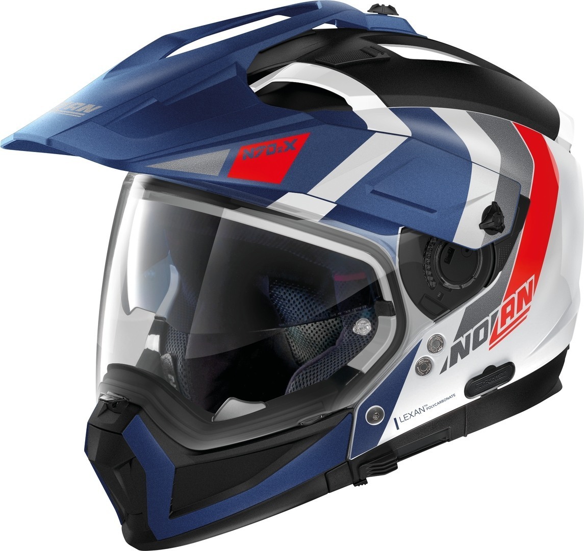 Image of Casque Nolan N70.2 X - DECURIO N-COM - METAL