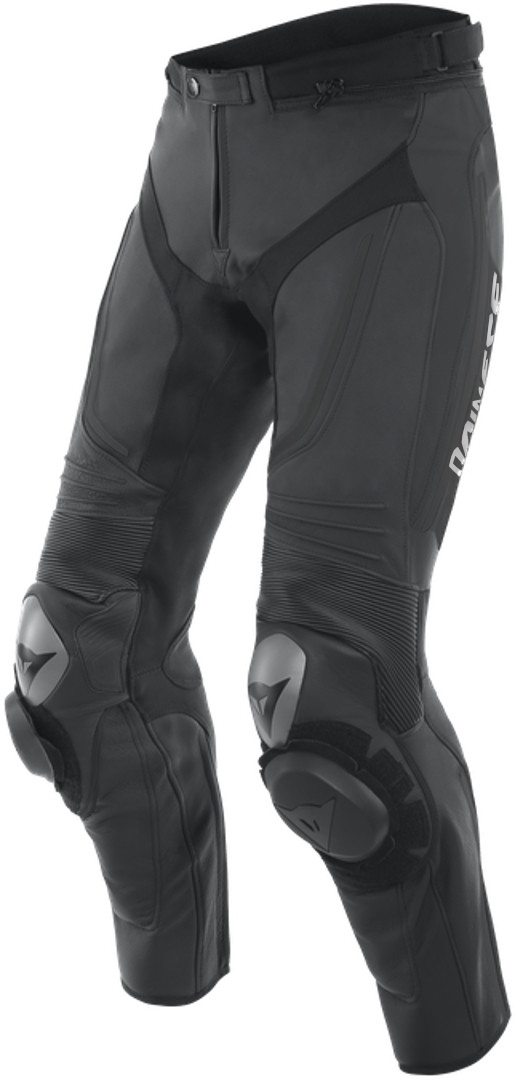 Dainese Alpha Pantalon en cuir de moto Noir 54