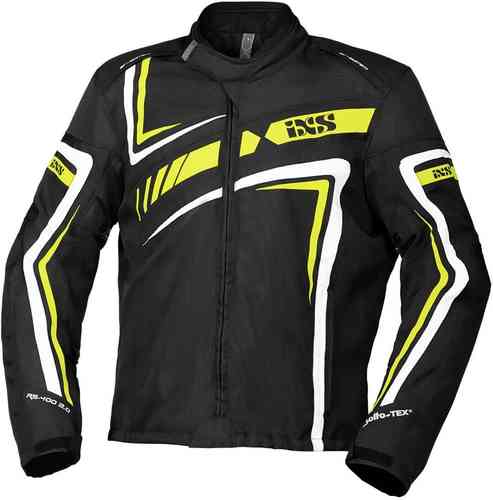 IXS Sport RS-400-ST 2.0 Chaqueta textil para motocicletas Negro Amarillo XL