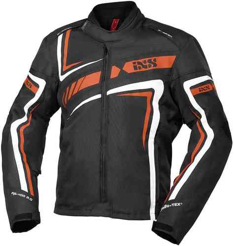 IXS Sport RS-400-ST 2.0 Chaqueta textil para motocicletas Negro Naranja XL