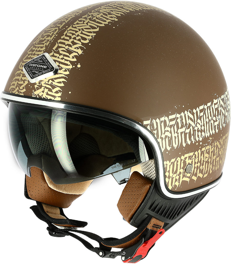 Image of Astone Abstract Cali Casque Jet Brun L