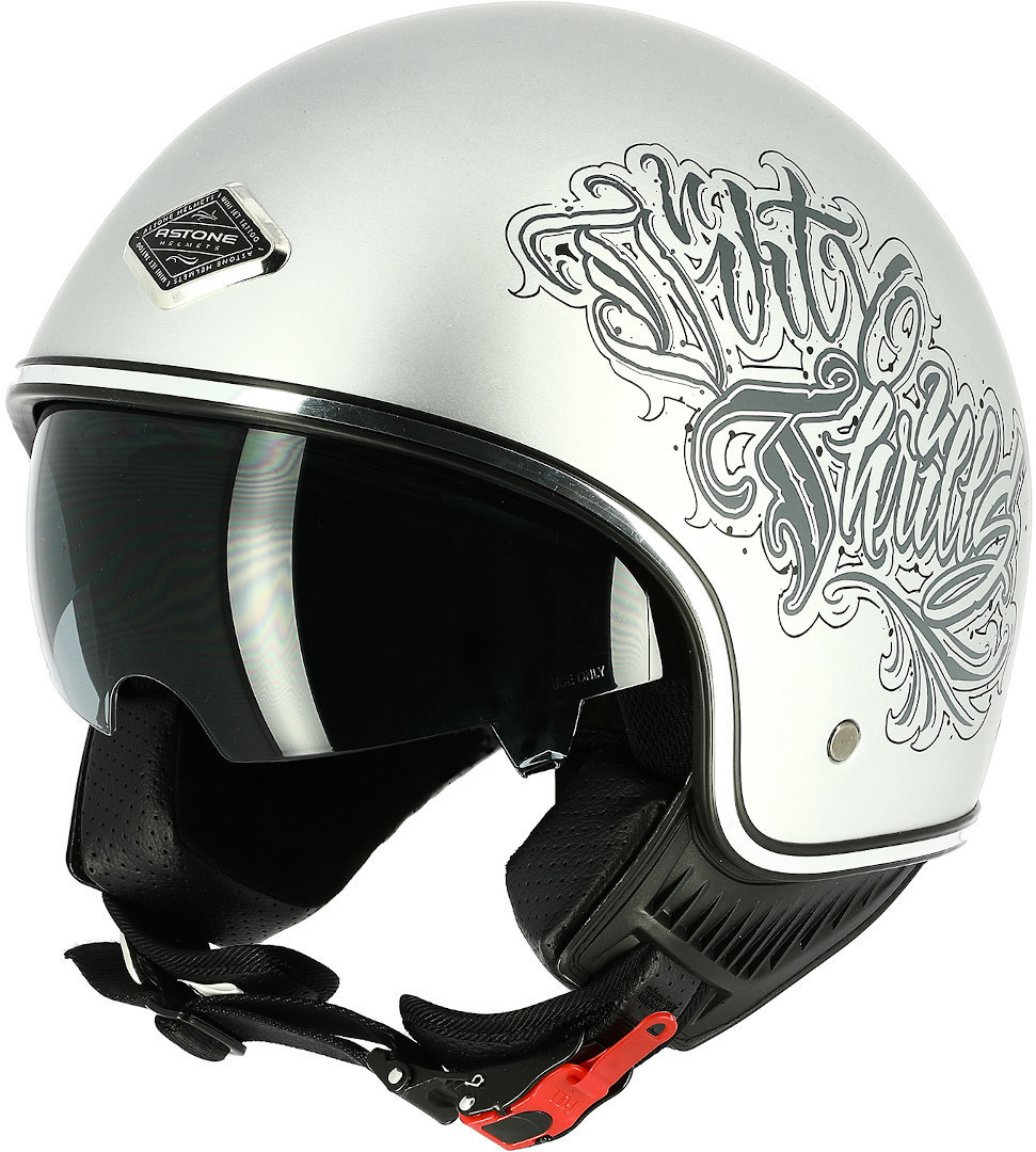 Image of Astone Dirty Thrills Casque Jet Argent L