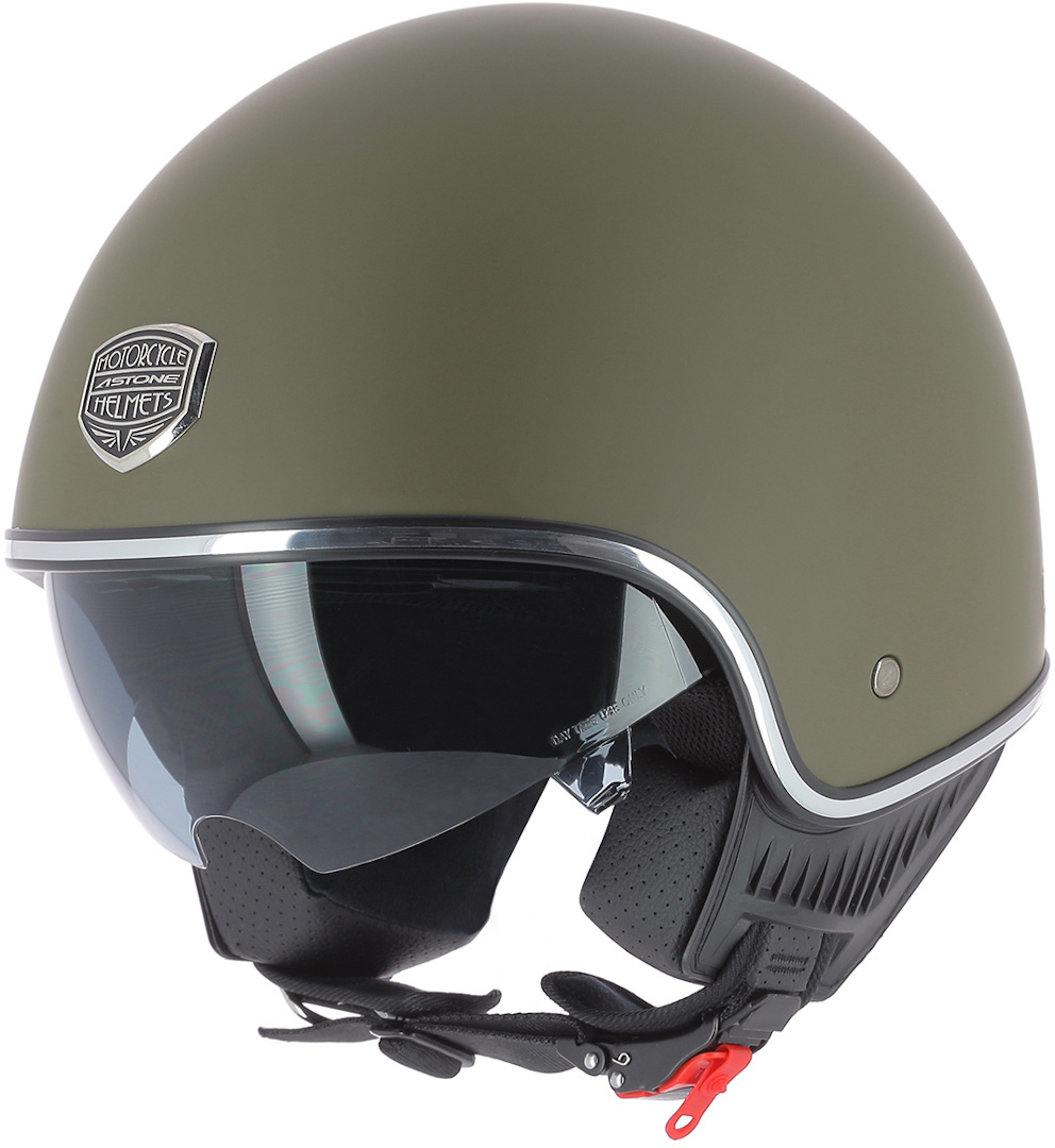 Astone Minijet 66 Monocolor Casque Jet Vert XS