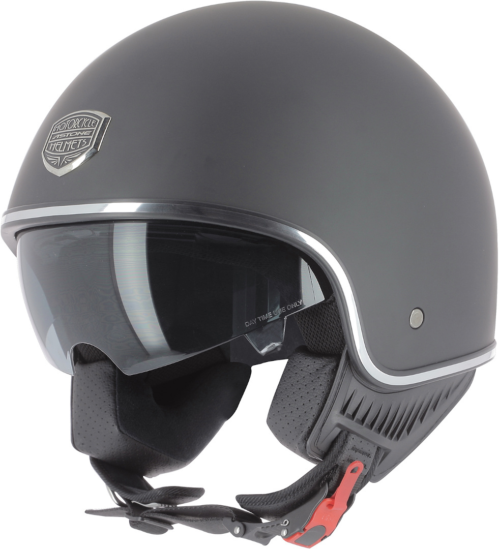 Astone Minijet 66 Monocolor Casque Jet Noir XS