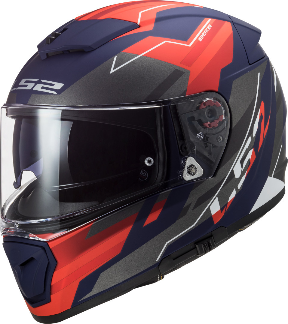 LS2 FF390 Breaker Beta Casque Rouge Bleu S
