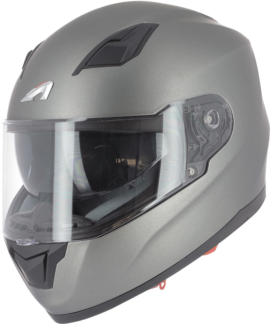 Astone GT900 Monocolor Casque Noir Gris S