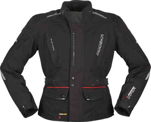 Modeka Viper LT Chaqueta textil para motocicletas Negro 6XL