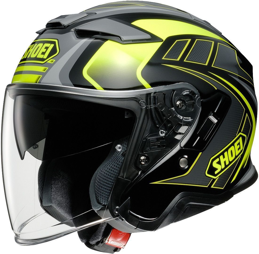Shoei J-Cruise 2 Aglero Casque Jet Gris Jaune XS
