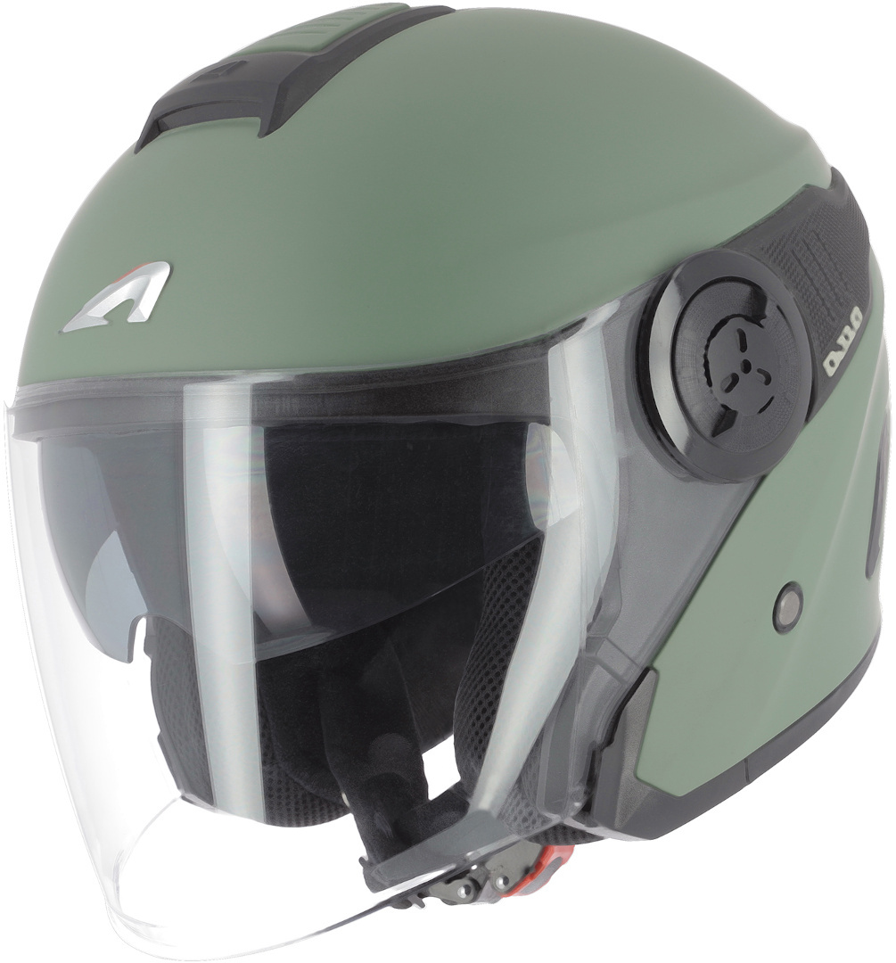 Astone DJ10-2 Monocolor Casque Jet Vert XS