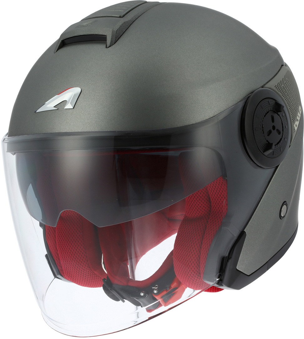 Image of Astone DJ10-2 Monocolor Casque Jet Argent 2XL