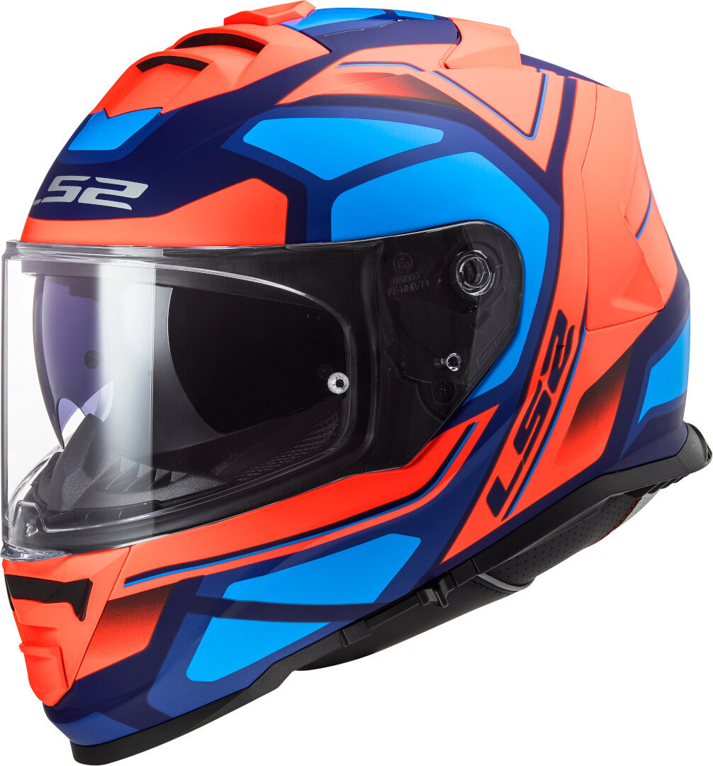 LS2 FF800 Storm Faster Casque Bleu Orange XL