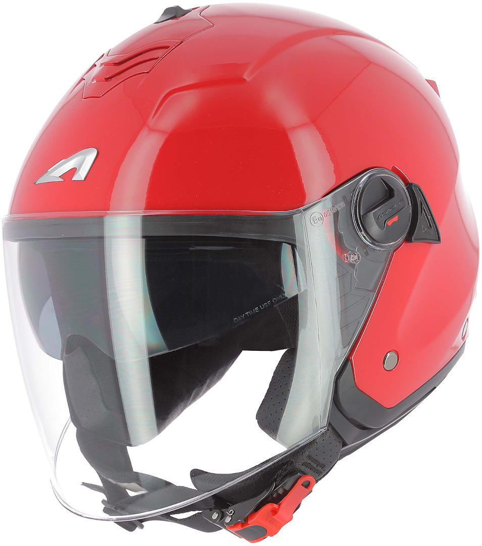 Astone Minijets Monocolor Casque Jet Rouge XS