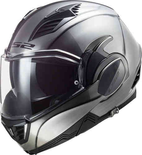 LS2 FF900 Valiant II Jeans Casco Plata XS