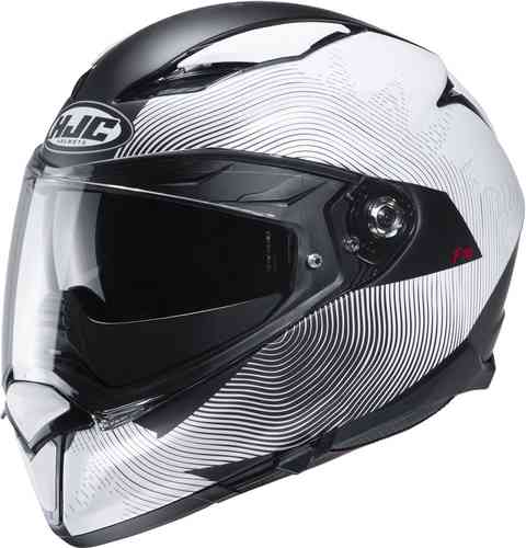 HJC F70 Samos Casco Negro Plata S