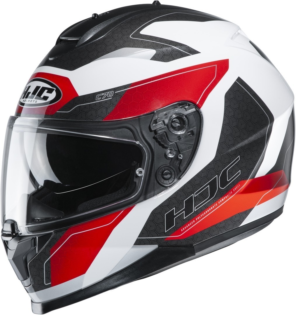 HJC C70 Canex Casque Noir Blanc XS