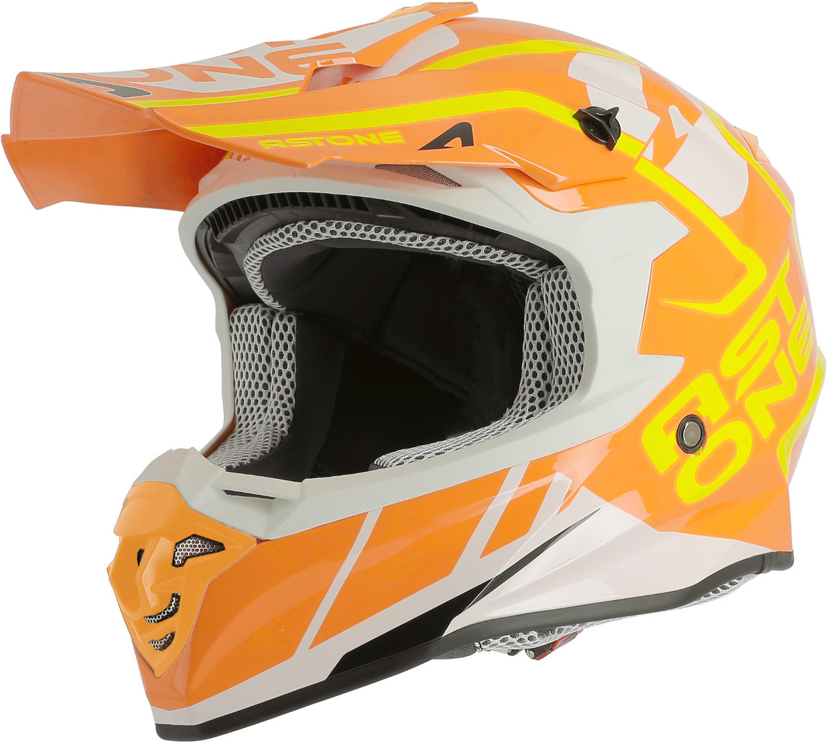 Astone MX 800 Trophy Casque Motocross Orange XS
