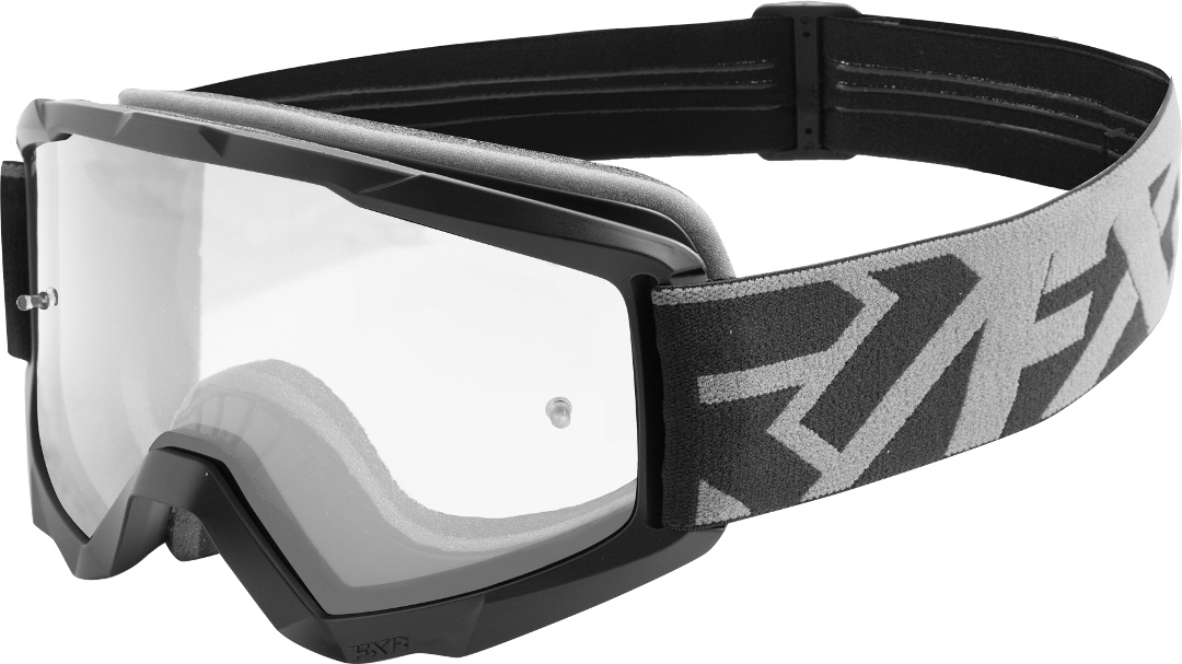 FXR Squadron MX Lunettes Motocross Noir Blanc