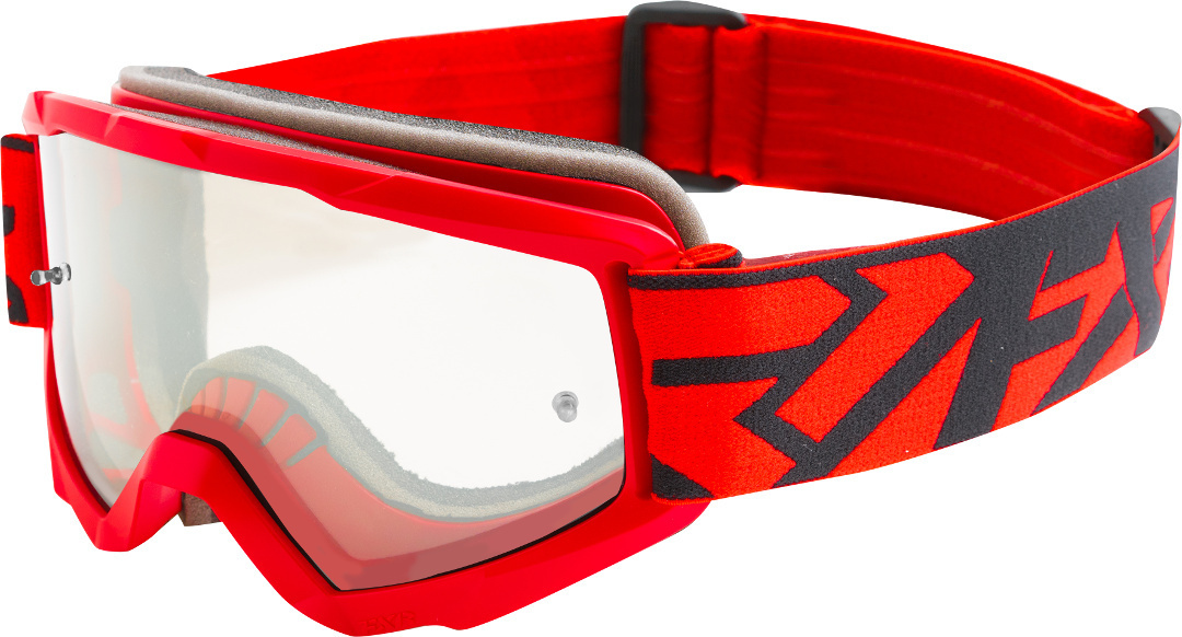 FXR Squadron MX Lunettes Motocross Noir Rouge