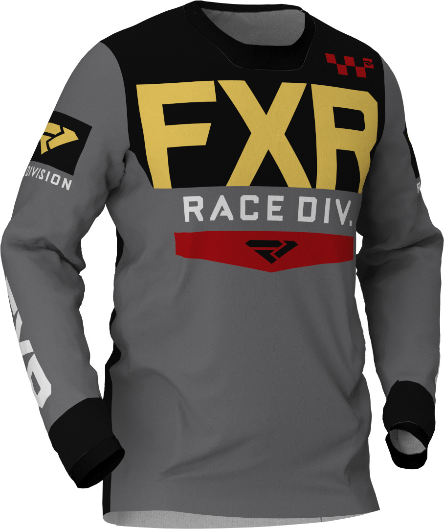 FXR Helium Maillot Motocross Noir Gris M