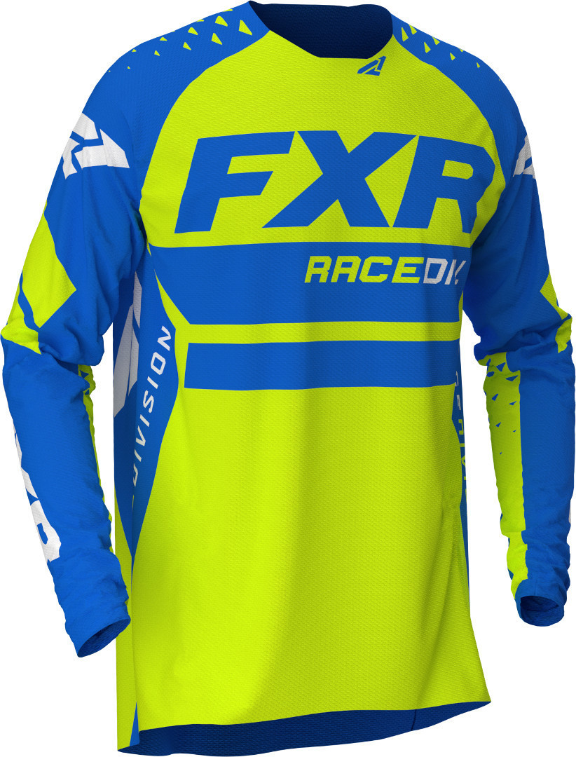FXR Revo Maillot Motocross Bleu Jaune S
