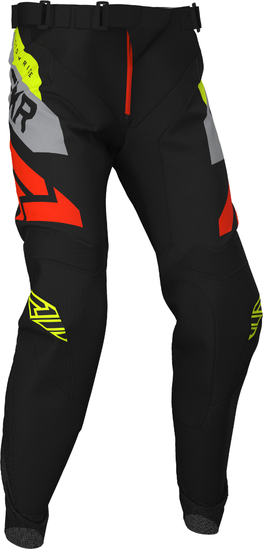 FXR Podium Pantalon Motocross Noir Gris Rouge 30