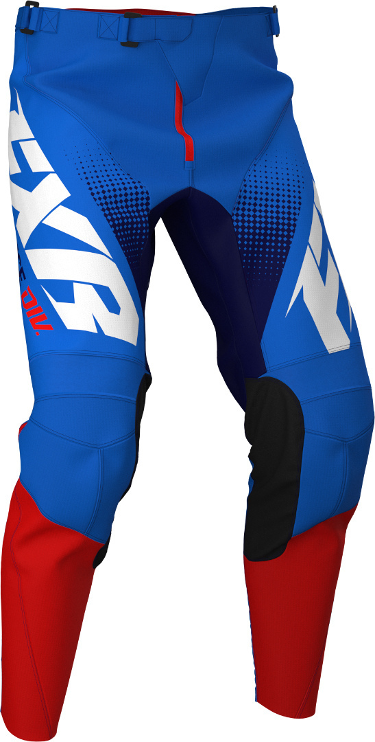 FXR Clutch Pantalon Motocross Gris Bleu 28