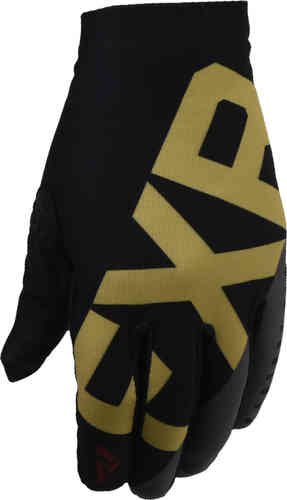 FXR Slip-On Lite Guantes de Motocross Negro Oro L