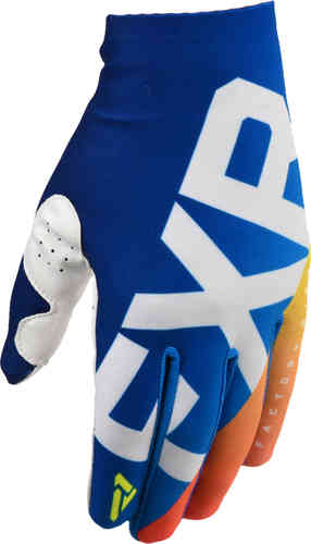 FXR Slip-On Lite Guantes de Motocross Blanco Azul 2XL