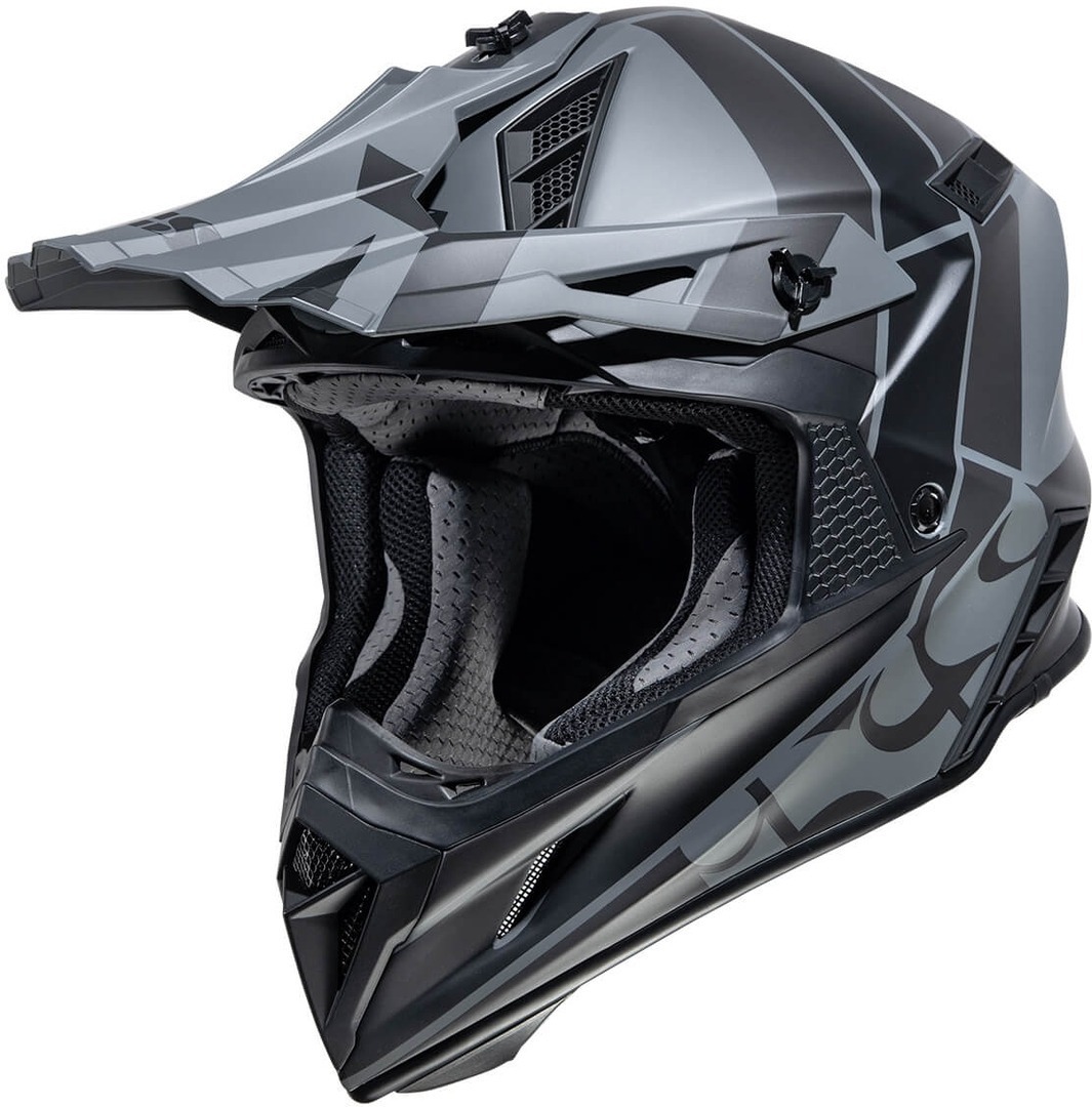 Image of Casque cross IXS 189 2.0 GREY MATT/BLACK 2022
