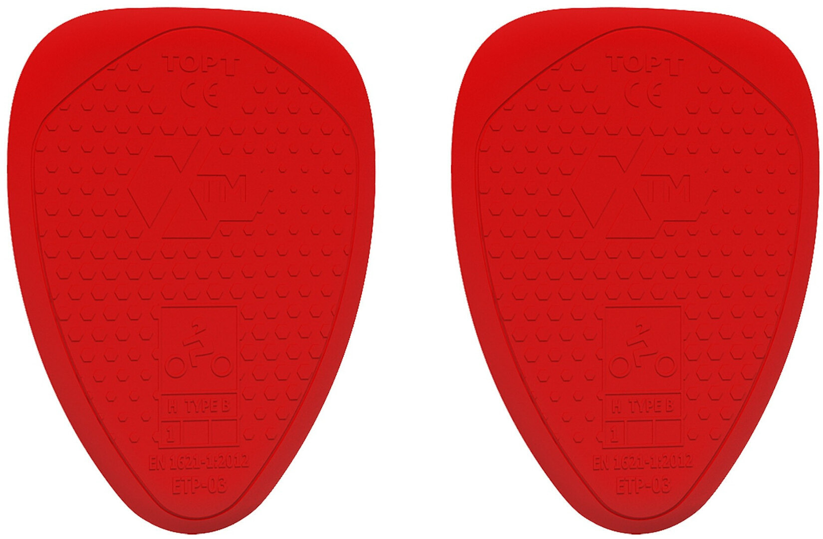 John Doe XTM Level 1 Protecteurs de hanche Rouge unique taille