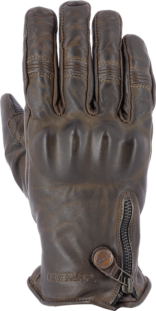 Overlap Canon Gants de moto Brun M