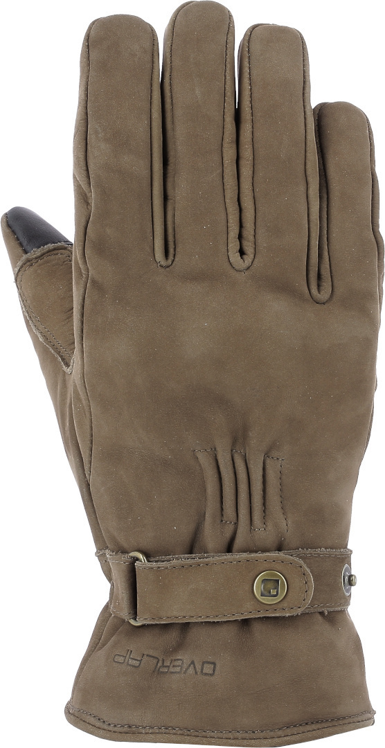 Overlap London Gants de moto Brun M