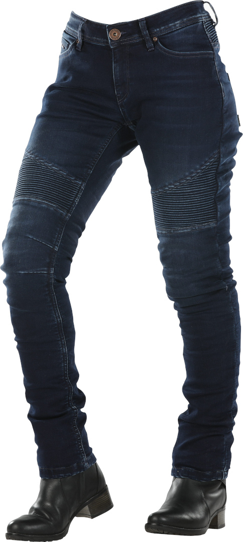 Overlap Imola Jeans de moto de dames Bleu 27