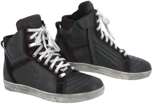 Overlap Toran Zapatos de moto Negro Marrón 37