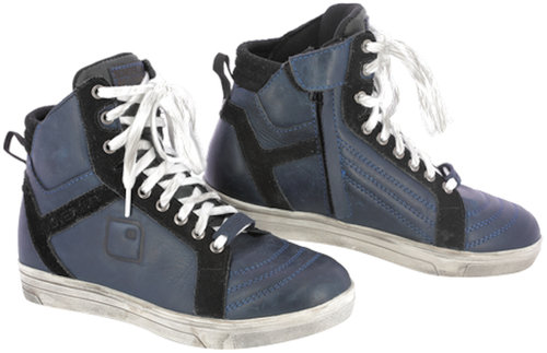 Overlap Toran Zapatos de moto Negro Azul 46