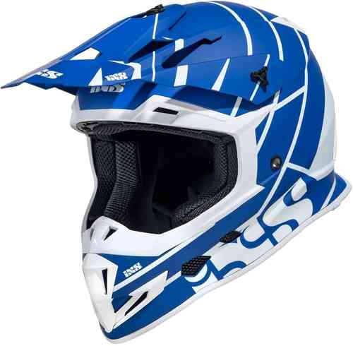 IXS 361 2.2 Casco de Motocross Blanco Azul L