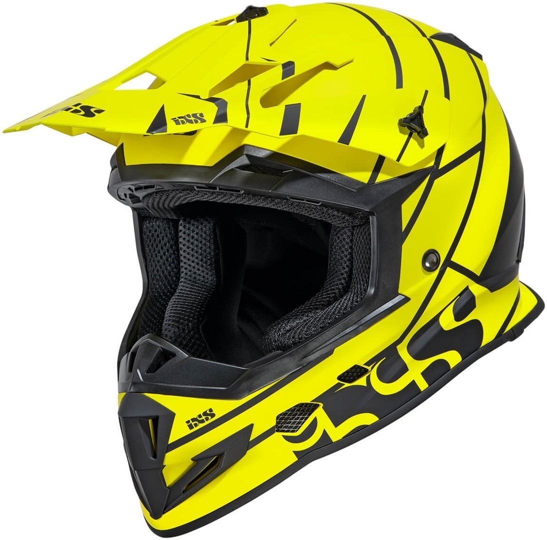 IXS 361 2.2 Casque Motocross Noir Jaune XS