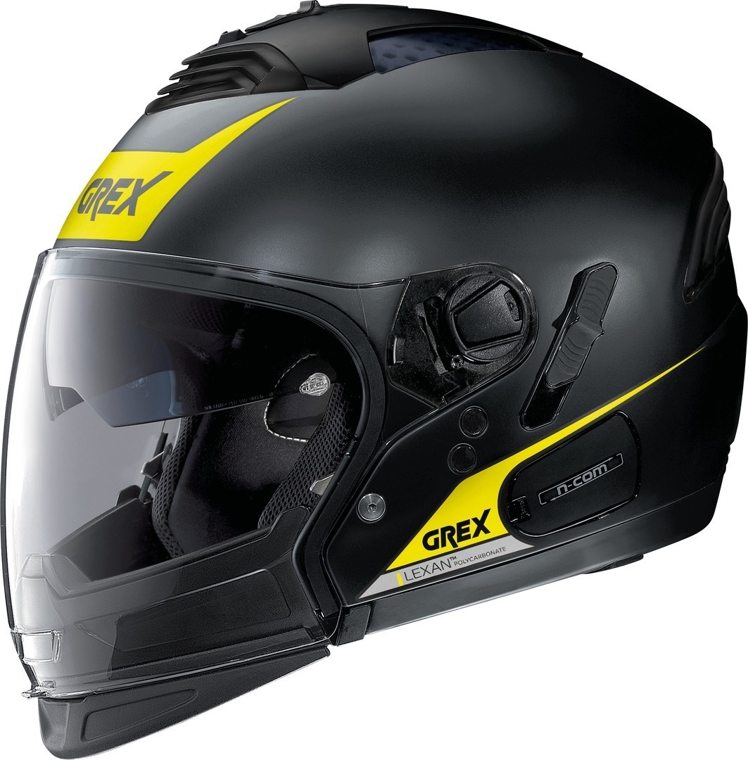 Grex G4.2 Pro Vivid N-Com Casque Noir Jaune S