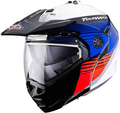 Caberg Tourmax Titan Casco Blanco Rojo Azul L