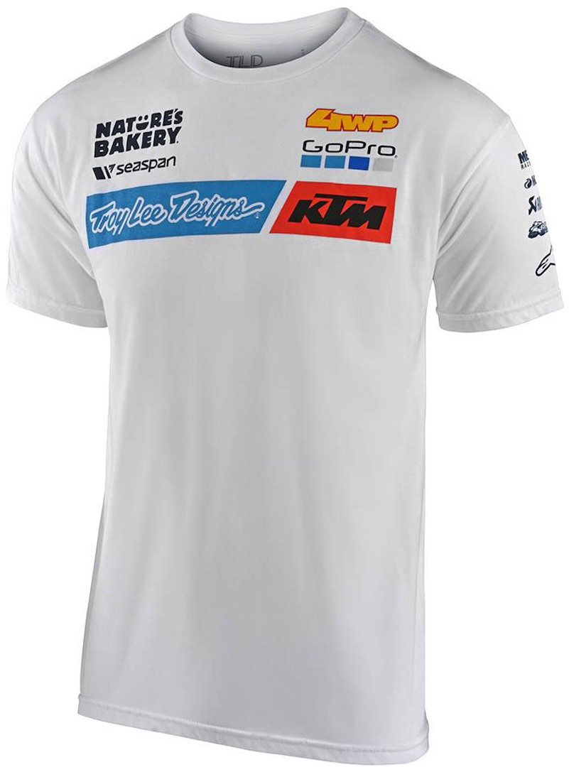 Troy Lee Designs Team KTM T-Shirt Blanc S