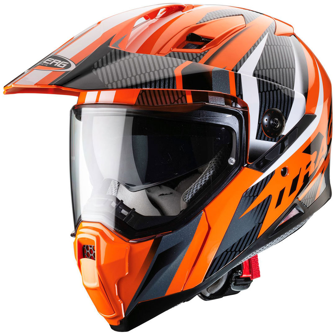Caberg Xtrace Savana Casque Motocross Gris Orange S