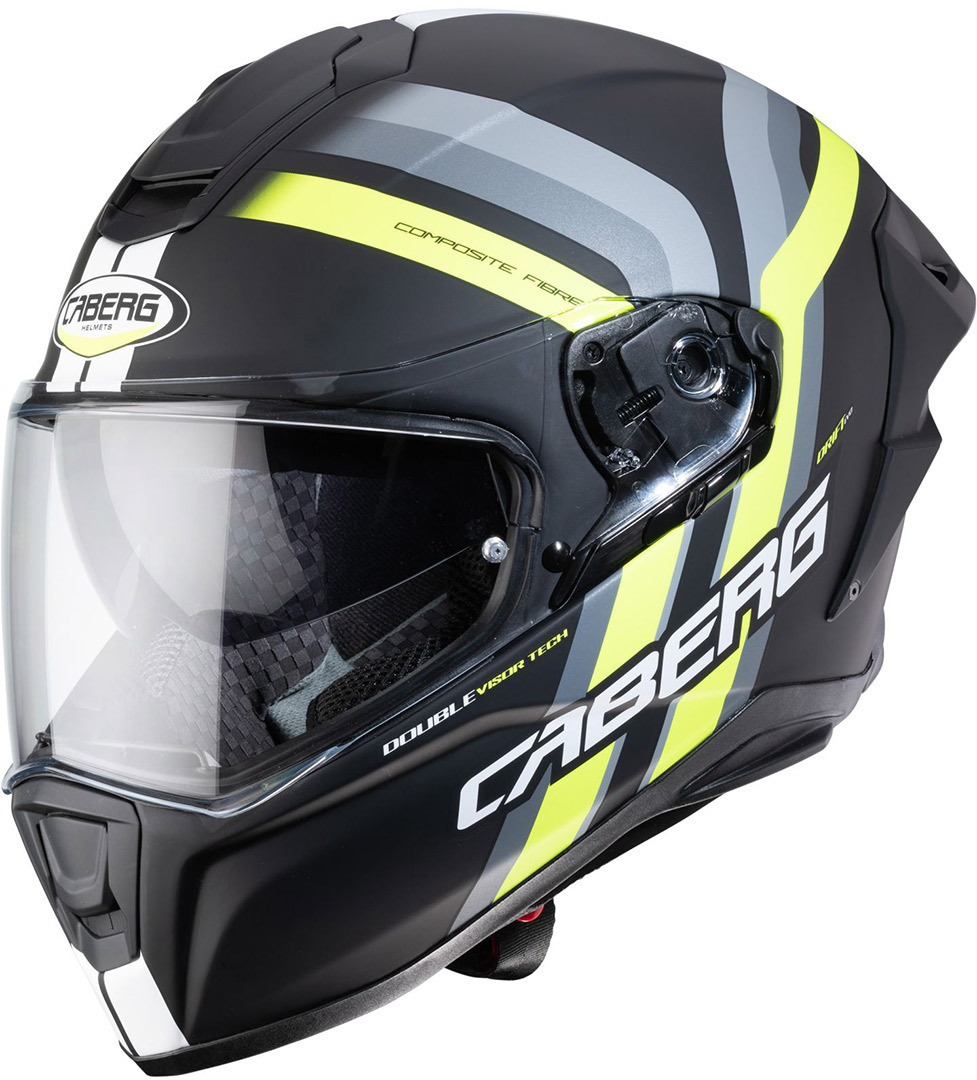 Image of Caberg Drift Evo Vertical Casque Noir Jaune 2XL